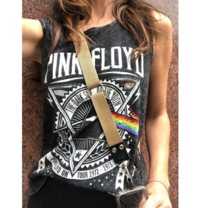 Correa Camel y negro