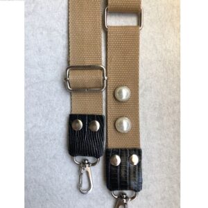 Correa Camel con perlas