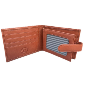 Billetera con rabillo 204 cuero vacuno premium con protección Rfid