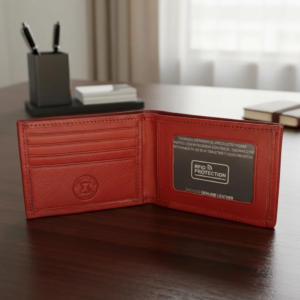 Billetera 918 cuero vacuno premium proteccion Rfid