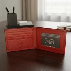Billetera 918 cuero vacuno premium proteccion Rfid