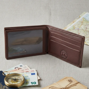 Billetera 109 cuero vacuno premium con protección Rfid