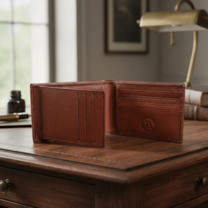 Billetera con volante 946 cuero vacuno premium con proteccion Rfid