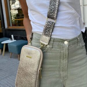 Small bag dorado y plateado 6320