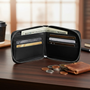 Billetera 945 cuero vacuno premium con protección RFID